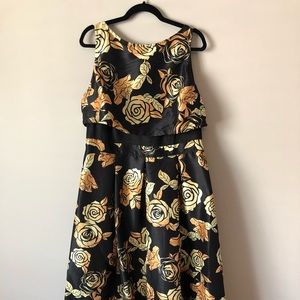 REPOSH!! Eshakti Floral Fit and Flare Maxi 20W